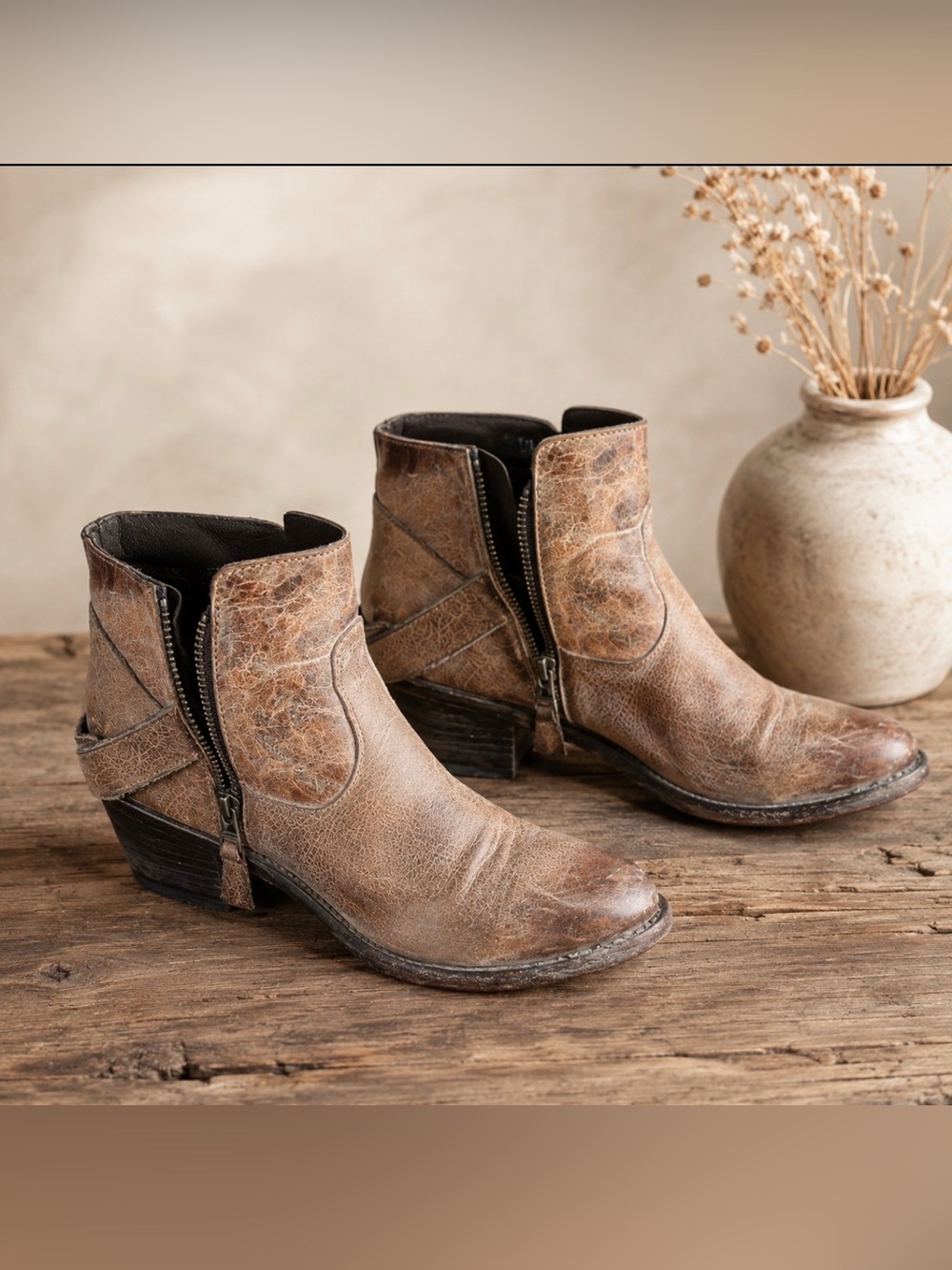 Ella size 9 1/2 tan boots